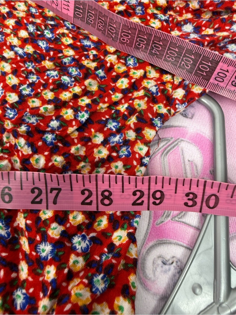 Dress vintage long Multicolor Floral Midi Dress - Picture 7 of 8